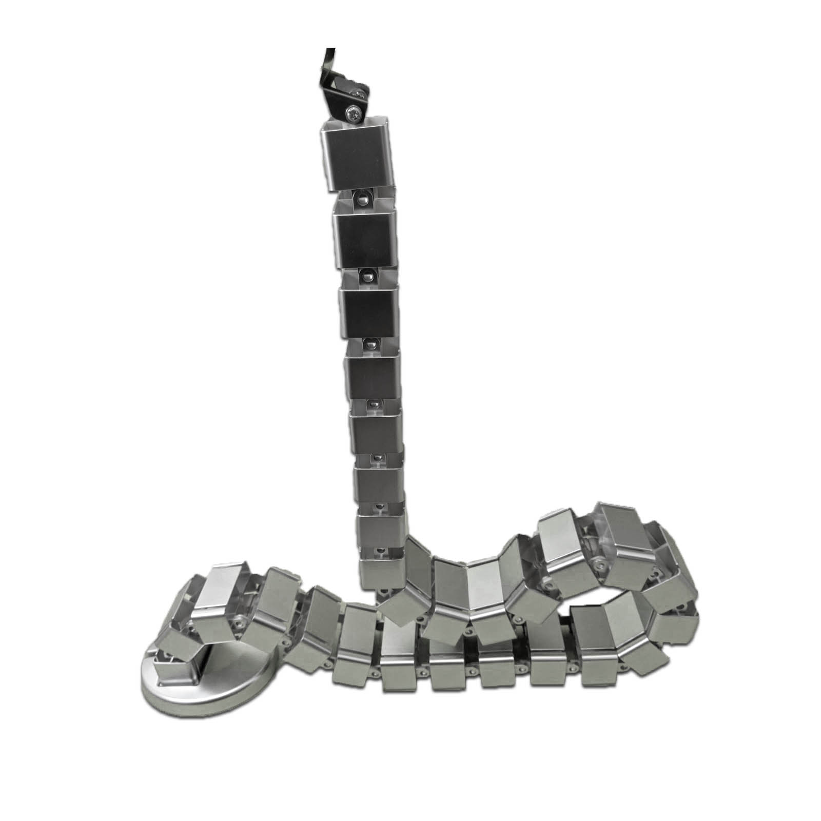 Silver Cable Management System Straight