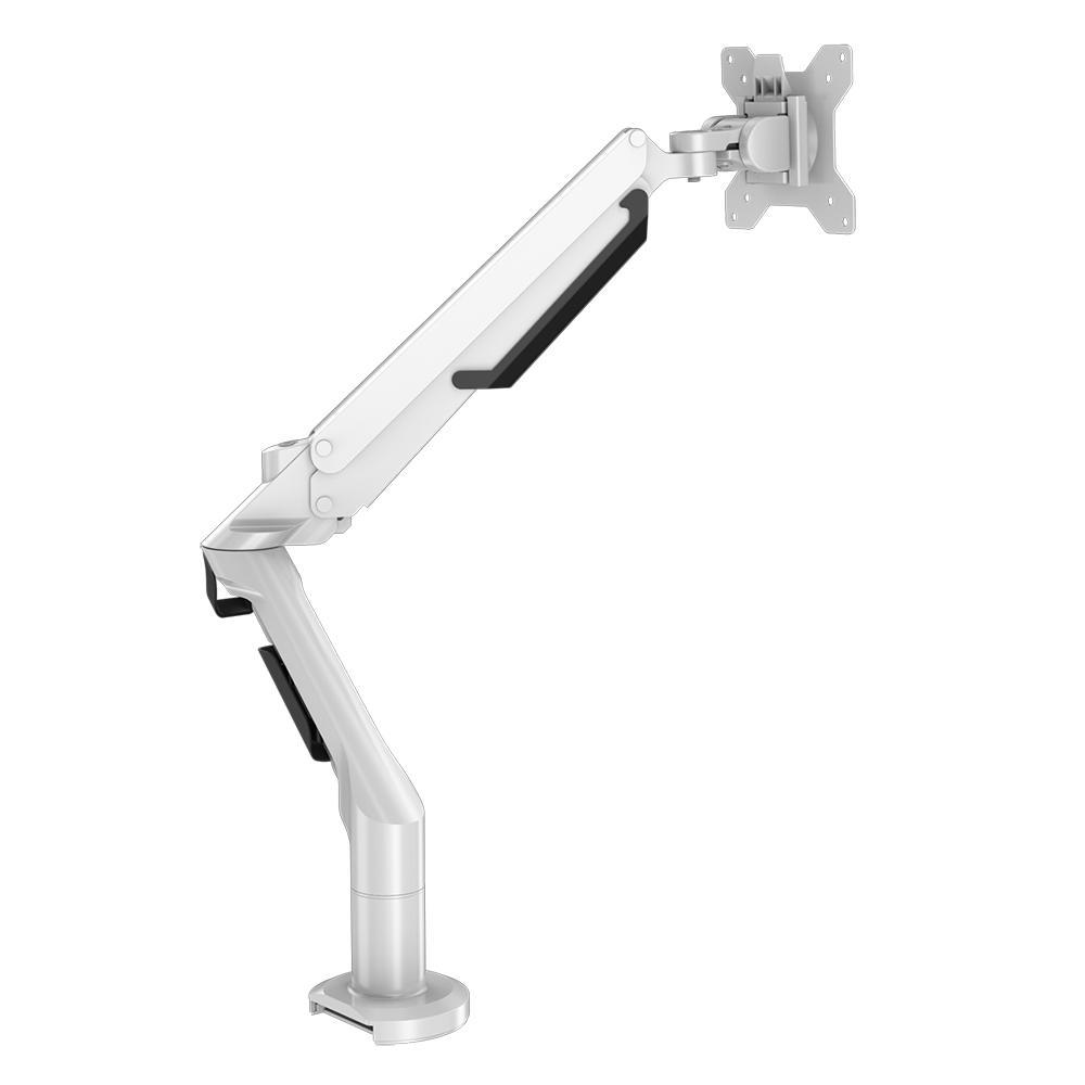 White Single Monitor Mount without monitor